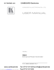 Kramer RB-6 User Manual