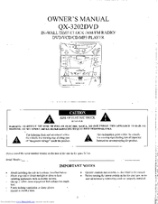 Quest Engineering QX-3202DVD Owner's Manual