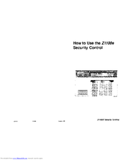 MOOSE Z1100E How To Use Manual