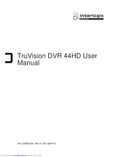 Interlogix TruVision DVR 44HD User Manual