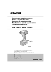 Hitachi WH 18DBEL Handling Instructions Manual