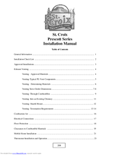 St. Croix Prescott EXP Installation Manual