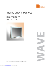 Systec & Solutions WAVE 221 PC Instructions For Use & Warranty