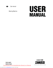 Zanussi ZWG 680P User Manual