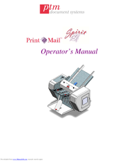 PTM SPIRIT Operator's Manual