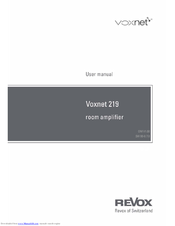 Revox Voxnet 219 User Manual