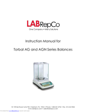 LabRepCo Torbal AG500 Instruction Manual