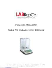 LabRepCo Torbal AG4000 Instruction Manual