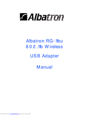 Albatron RG-11bu User Manual