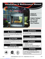Montigo HL38VO-ST Installation & Maintenance Manual