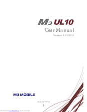 M3 Mobile UL10 User Manual