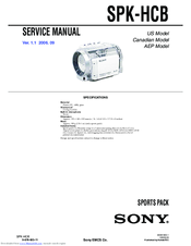 Sony SPK-HCB Service Manual