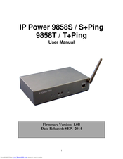 IP Power 9858T T+Ping User Manual