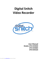 digital snitch DTVI-DVR04H User Manual