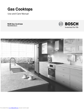 Bosch NGM5455UC Use And Care Manual