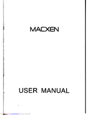 Macxen S1 User Manual