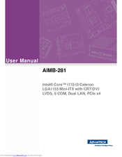 Advantech AIMB-281 User Manual