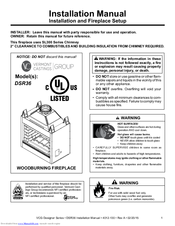 Vermont Castings DSR36 Installation Manual