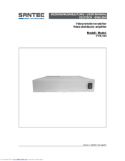 Santec VVS-104 User Manual