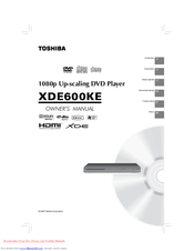 Toshiba XDE600KE Owner's Manual