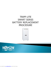 Tripp Lite Smart Series Battery Cartridge Replacement Instruction