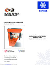 Servend BLADE TOWER Installation & Service Manual