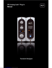 SPL Transient Designer 2880 Manual