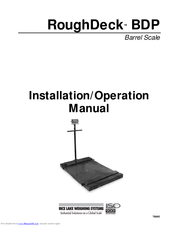 Rice Lake RoughDeck BDP Installation & Operation Manual