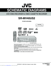 JVC SR-MV40US2 Schematic Diagrams