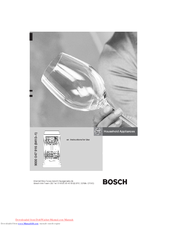 Bosch SRV 55T03 Instructions For Use Manual