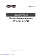 Elmo CRV-32 Instruction Manual