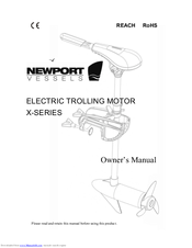Newport X-36lb Owner's Manual