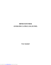 Globalmediapro HDV-E100 User Manual