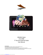 Sytech OPHION SY-Z17M8 User Manual