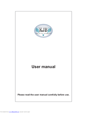 KJB WF1100 User Manual