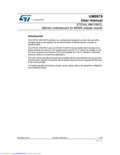 ST STEVAL-MKI109V2 User Manual