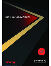 SONIQ E40V14B Instruction Manual