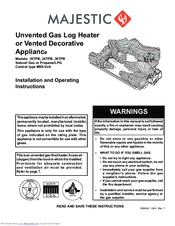 Majestic 30TPB Installation And Operator's Manual