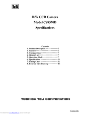 Teli CS8570D Specifications