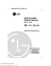 LG DN788 -  DVD Player Owner's Manual