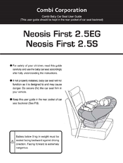 Combi Neosis First 2.5S User Manual
