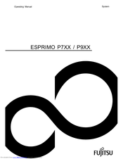 Fujitsu ESPRIMO P7XX Operating Manual