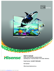 Hisense HL55XT710PZLN3D 710 series User Manual