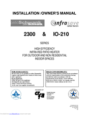 patioSchwank IO-210 series Installation & Owner's Manual