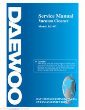 Daewoo RC-407 Service Manual
