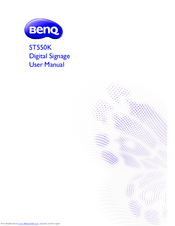 Benq ST550K User Manual