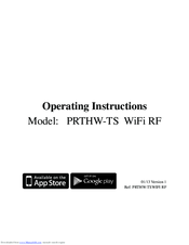 Heatmiser PRTHW-TS Operating Instructions Manual