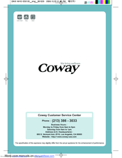 Coway MHS-E5010X User Manual