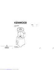 Kenwood BLP30 Instructions Manual