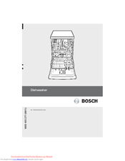 Bosch SMI 50E05 Instructions For Use Manual